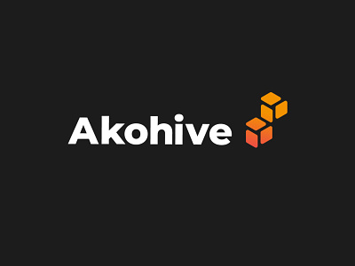 Akohive brand branding concept design identity logo logomark vector