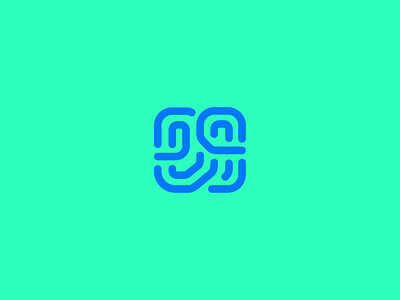 Abstract Outline brand branding concept design identity logo logomark vector