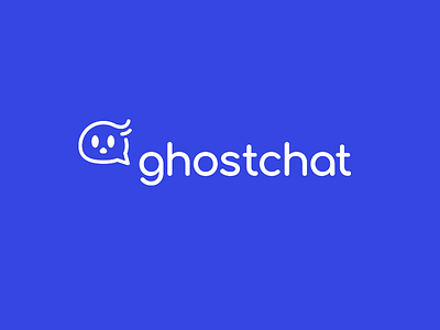 Ghostchat brand ghost identity logo