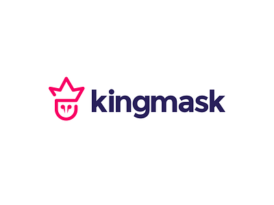 Kingmask concept identity identity branding logo