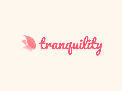 Tranquility concept identity logo logo design logotype