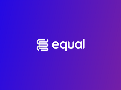 Equal brand concept identity logo