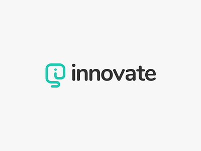 Innovate brand concept identity logo logo design