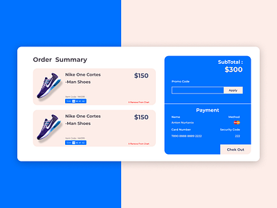 #DailyUI 002 - credit card checkout app branding design flat illustration ui ux webdesign