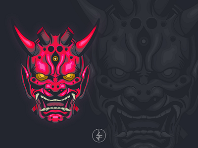 Red Oni logos artwork