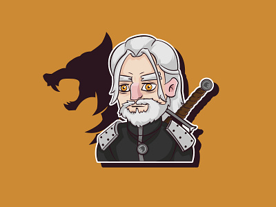 The Witcher - Vector Illustration adobe illustrator arte illustration illustrator vectorart