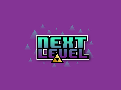 Next Level logo proposal illustrator cc logo logo creation pixel art