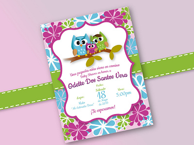 Digital Invitation card for Baby Shower