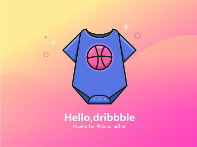 hello，dribbble illustration