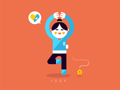 i like yoga illustration