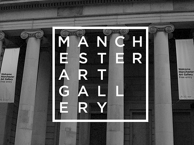 Manchester Art Gallery Rebrand brand branding identity logo rebrand wordmark