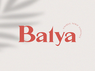 Balya Serif Font