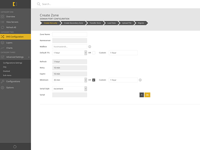 VOID dashboard dashboard ui design web