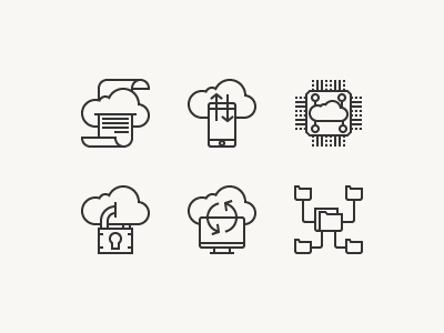 Cloud Technology cloud computer content creative data icon server storage technology vector wireless