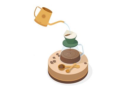 coffee branding coffee illustration