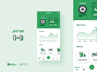Fit GO - Health & Fitness Tracker Apps fitness app fitness center fitness tracker gym app gymnastics mobile app mobile app design mobile application mobile apps mobile design mobile designer mobile ui ui design ui ux ux design web design web ui ux workout app workout tracker