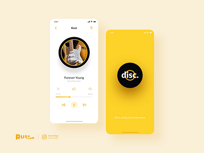 Disc. - Music Player Apps mobile app mobile app design mobile apps mobile design mobile designer mobile ui music app music player musician ui design ui ux ux design web design web ui ux