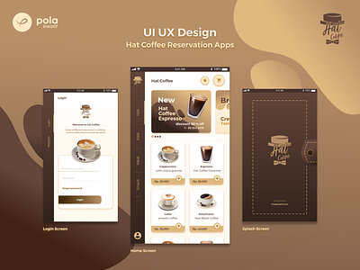 Cafe Reservation Apps UI UX Design