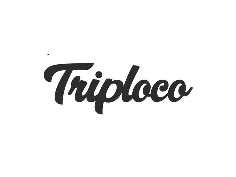 Triploco - Lowest Cost Trip - Logo reveal after effects animated logo animation design designer graphics illustration logo reveal loop motion motion design motion designer motion graphics