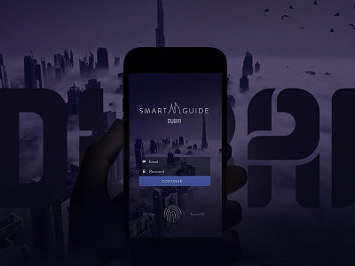 Dubai Smart guide product design travel ui ux