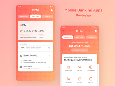 Mobile Banking Apps Redesign app design banking app financial app mobile banking ui ux uidesign