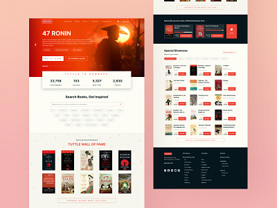 Book Publisher Website Design (Homepage : incl Rapid Prototype)