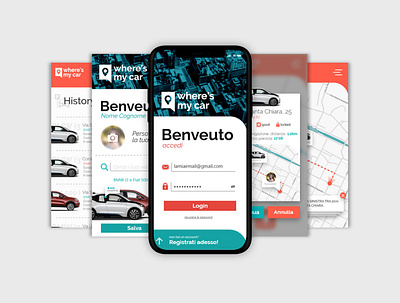 Parking Mobile App ui