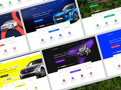 Car Dealer homepage ui