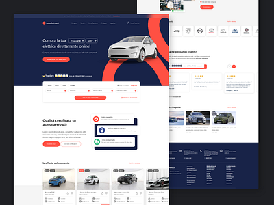 Car Dealer homepage ui