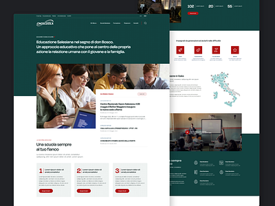 School organization homepage ui