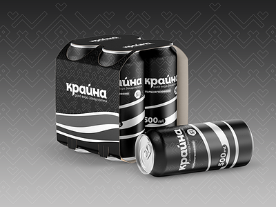 KRAYNA product design box branding cans mineral water pack packaging product visual identity water waves