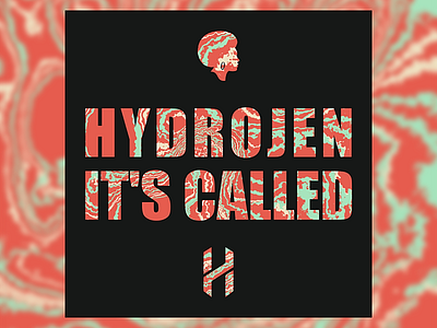 Hydrojen - It's Called album cover art afro album art album cover art graphic design graphic design liquid masking