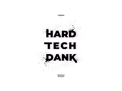 Hydrojen - Hard Tech Dank album cover art 2