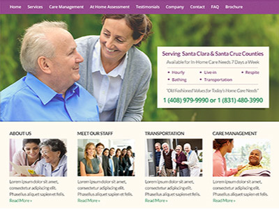 FS Homecare web design