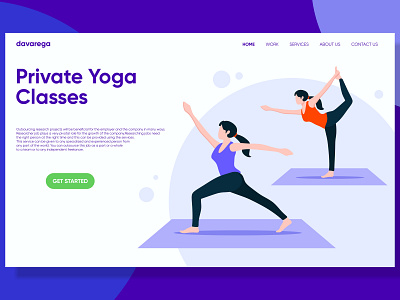 Private Yoga Classes Landing Page