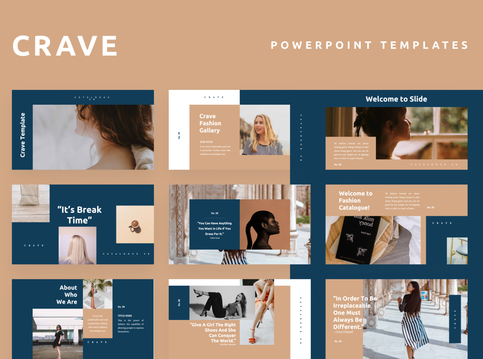 Crave Powerpoint Template By Uiplus On Dribbble