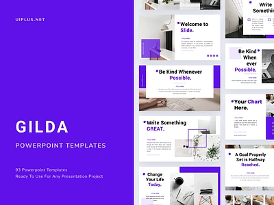 GILDA Powerpoint Template deck fashion google slide keynote layout layout design pastle pitch powerpoint ppt pptx presentation simple slide template