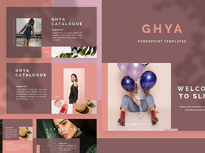 GHYA Powerpoint Template deck elegant fashion google slide keynote pitch powerpoint ppt pptx presentation presentation layout preview simple slide template