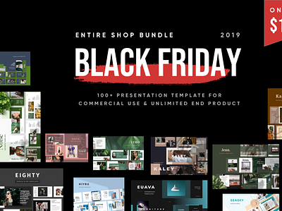 Black Friday: Entire Shop Ultimate Bundle deck google slide keynote pitch powerpoint ppt pptx presentation presentation layout slide template