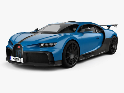 Bugatti Chiron Pur Sport 3d 3d art 3d artist 3d model 3d modeling 3dsmax car render vray