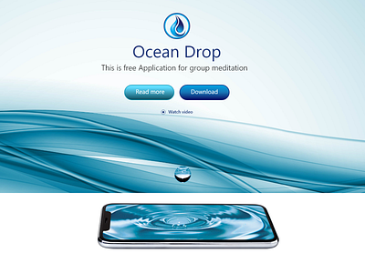 Ocean Drop App promopage app promopage app promopage