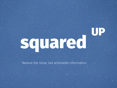 Squared Up Copy branding identity texture typography