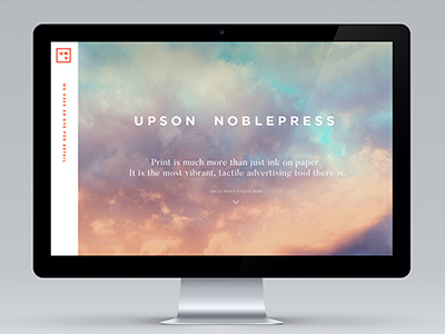 Unsolicited redesign for a print company company hendy noblepress print redesign tyler unsolicited upson web