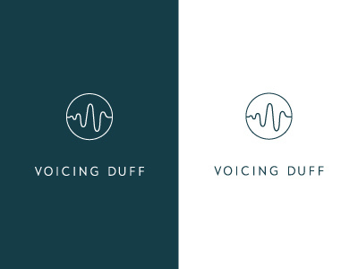 Selected concept for an American voice actor audio brand concept d logo play button sound tyler hendy voice actor