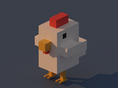 Lowpoly chick