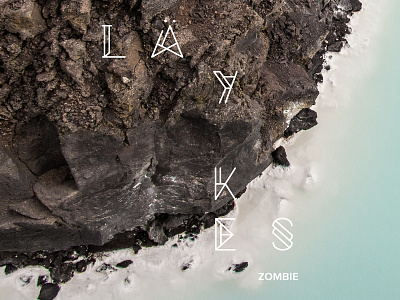 LÄYKES // Digital Sleeve - Zombie design identity identity design music typography