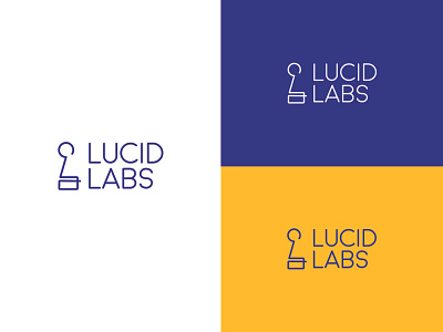 Lucid Labs 01 brand identity branding design flat gaming illustration logo minimal vector