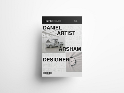 Daniel Arsham Magazine Concept branding design magazine magazine design typography