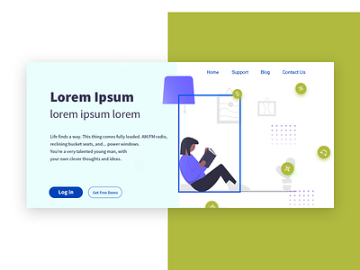 Daily ui - Landing page