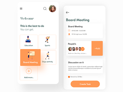 041 Daily UI - ToDo List app arulmani daily 100 challenge daily ui design illustration todolist typography ui ux